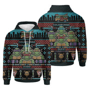 Ninja Turtles 6 Ugly Christmas Sweater/Sweatshirt/T-Shirt/Hoodie/Zipper