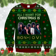 Bon Jovi Lover 1 Ugly Christmas Sweater/Sweatshirt/T-Shirt/Hoodie/Zipper