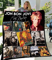 Bon Jovi Lover 10 Quilt Blanket