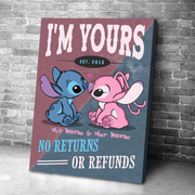 SW Lover I'm Yours No Returns Or Refunds - Personalized Poster