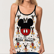 MK Lover Cross Open Tank Top