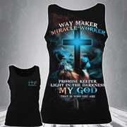 Lion Cross Light Way Maker Miracle Worker Faith Hope Love