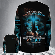 Lion Cross Light Way Maker Miracle Worker Faith Hope Love