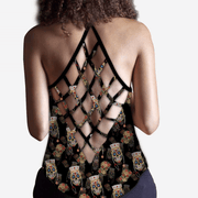 Nurse Life Lover Cross Open Tank Top