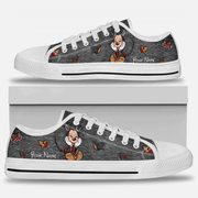 MK Lover - Personalized Low Top White Shoes