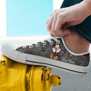 MK Lover - Personalized Low Top White Shoes