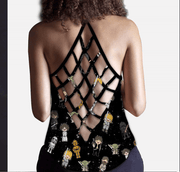 SW Lover 6 Cross Open Tank Top SKU00602