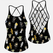 SW Lover 6 Cross Open Tank Top SKU00602