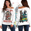 Horor Lover Sweatshirt - Off Shoulder SKU0626