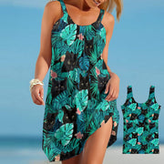 Cat Lover Beach Dress Allover Print SKU030