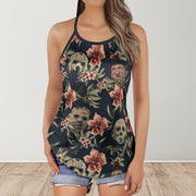 Horror Lover Cross Open Tank Top SKU0640