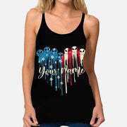 Nightmares - Personalized Independence Day Cross Tank Top and Leggings SKU0693