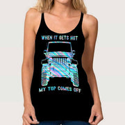 When It Gets Hot - Car Cross Tank Top SKU0692