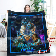 [PERSONALIZED] Avatar 2 Lover Quilt Blanket Ver 1