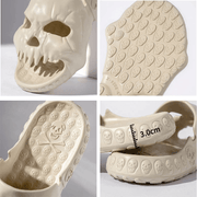 Skull Lover New Personalized Design Slippers Platform Beach Non-slip 2023