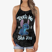 Stitch Lover 1 Cross Open Tank Top