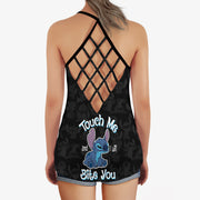 Stitch Lover 1 Cross Open Tank Top