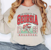 Retro Georgia Bulldogs Sweatshirt, Gildan Sweatshirt, Women's Sweatshirt, Georgia Bulldogs T shirt / Sweatshirt / Hoodie