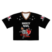 Cbrownlover 1 Crop Top Football Jersey