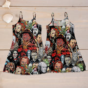 Horror Lover Strappy Swing Dress