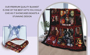 [PERSONALIZED] Horror Lover 4 Fleece Blanket