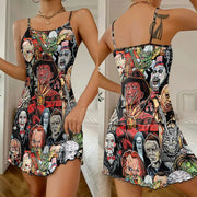 Horror Lover Strappy Swing Dress