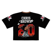 Cbrownlover 1 Crop Top Football Jersey