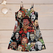 Horror Lover Strappy Swing Dress