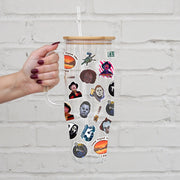 Horror Characters Lover Glass Tumbler 40 Oz
