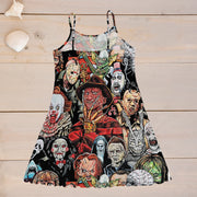 Horror Lover Strappy Swing Dress