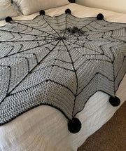 Spider Web Crochet Blanket A Fun Handcrafted Crocheted