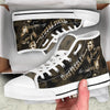 ElvisPslover High Top White Shoes