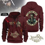 J Am Not Okay Jerolover 2D Quarter Zip Hoodie Multicolor