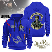 J Am Not Okay Jerolover 2D Quarter Zip Hoodie Multicolor