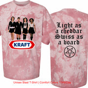 Kraft Light As A Cheddar Swiss As A Board Unisex Blast T-Shirt | Comfort Colors 1745