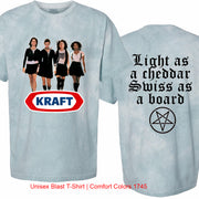 Kraft Light As A Cheddar Swiss As A Board Unisex Blast T-Shirt | Comfort Colors 1745