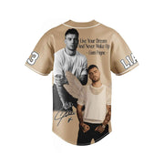 Liampayne Live Your Dream And Never Wake Up Baseball Jersey Personalized
