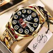 Elvispreslover Alloy Luxury Quartz Watch V1