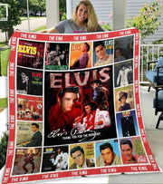 Elvis Lover 4 Quilt Blanket