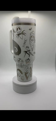 Horror Lover NMBC 1 40oz Steel Laser Engraved Tumbler