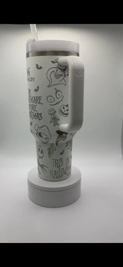 Horror Lover NMBC 1 40oz Steel Laser Engraved Tumbler