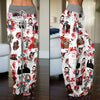 Horror Lover 6 Pajama Pants Print Drawstring Palazzo Lounge