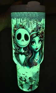 Halloween Glow In The Dark Tumbler 40oz Cup