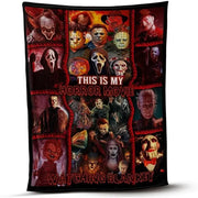 [PERSONALIZED] Horror Lover 4 Fleece Blanket