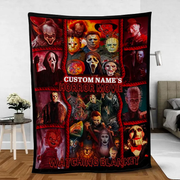 [PERSONALIZED] Horror Lover 4 Fleece Blanket