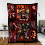 [PERSONALIZED] Horror Lover 4 Fleece Blanket