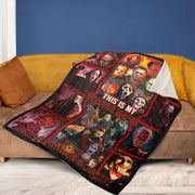 [PERSONALIZED] Horror Lover 4 Fleece Blanket