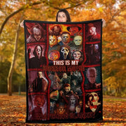 [PERSONALIZED] Horror Lover 4 Fleece Blanket