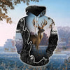 Blue Hunting Deer T-Shirt/Hoodie/Sweatshirt