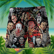 Horror Lover Hawaii Shirt + Beach Short SY002